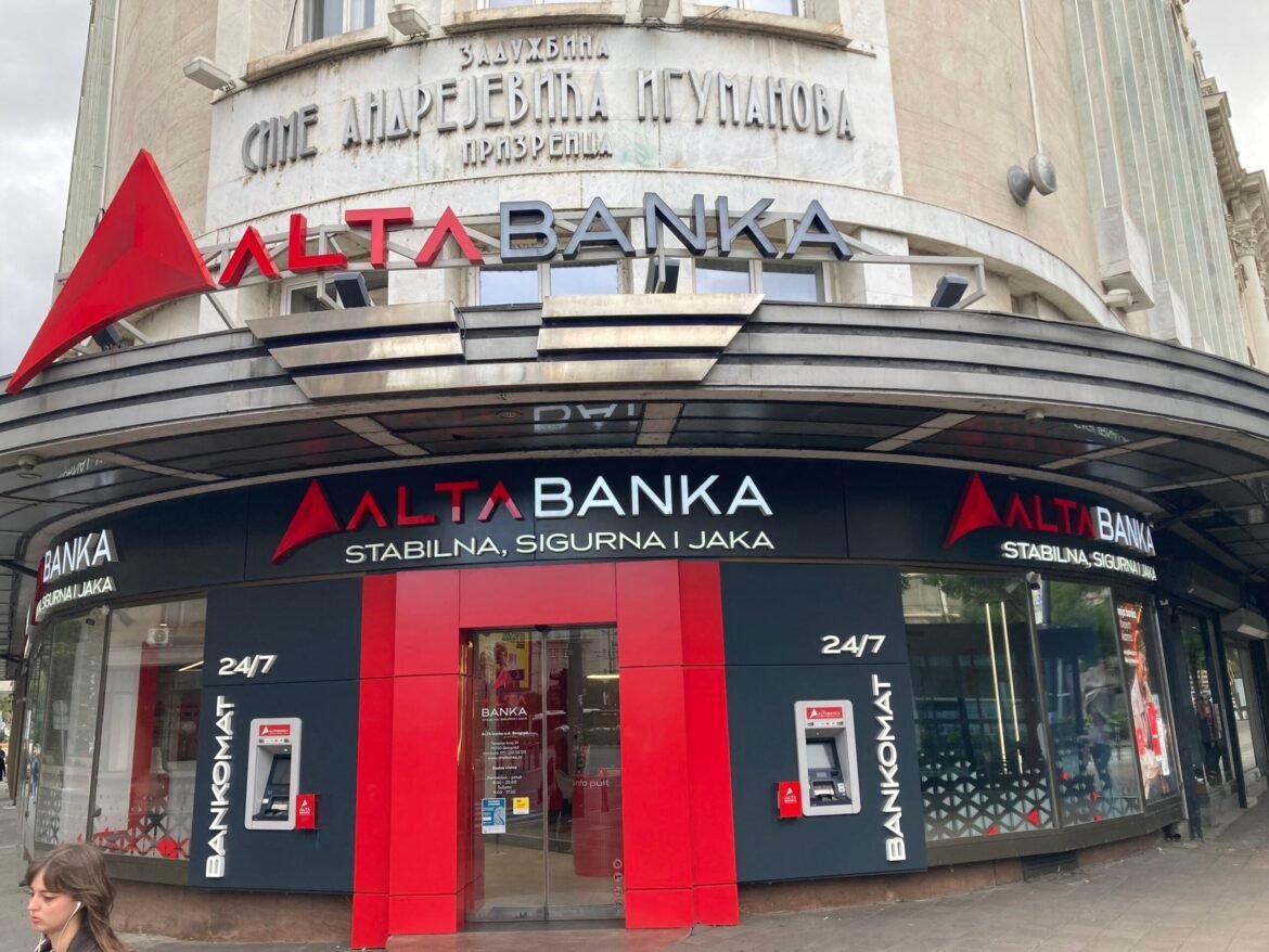 Alta banka, poslovnica u zgradi Zadužbine Sime Igumanova u Beogradu