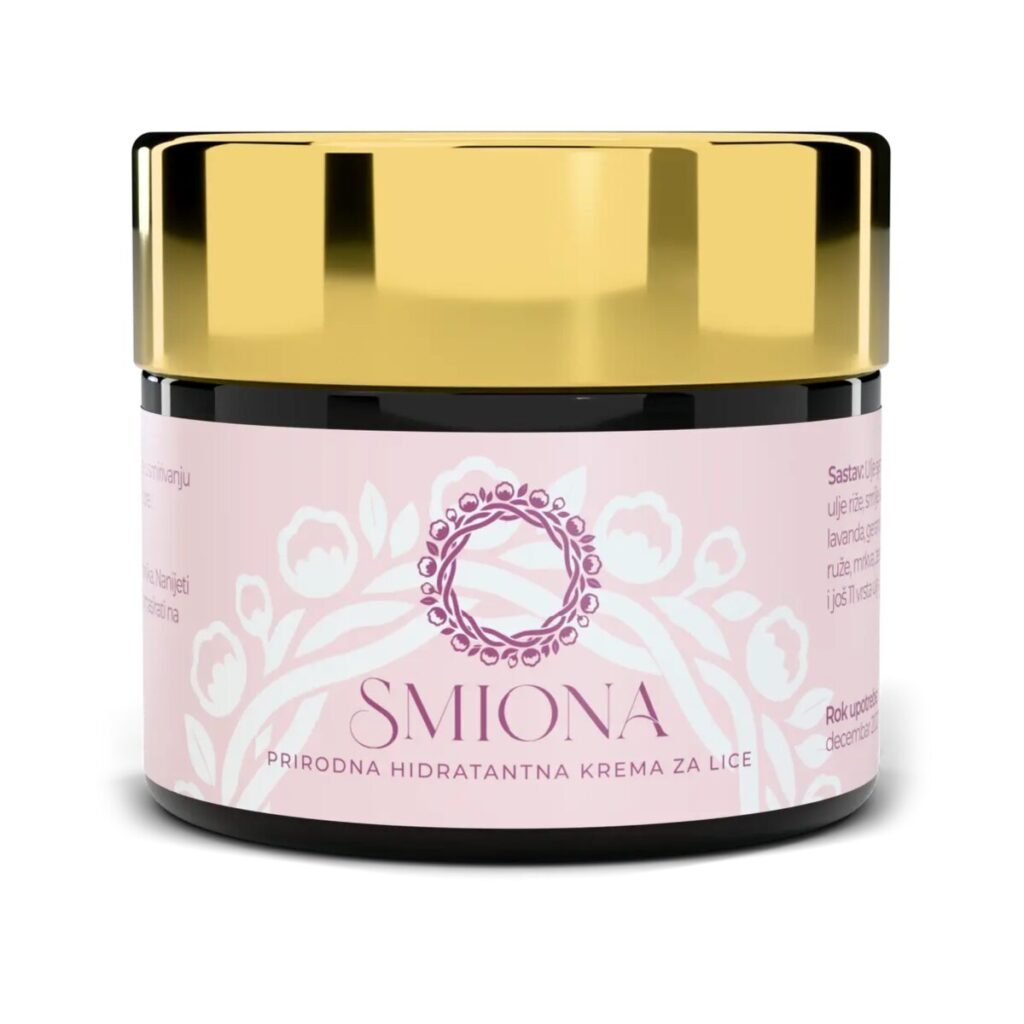 Smiona prirodna hidratantna krema za lice, 50 ml